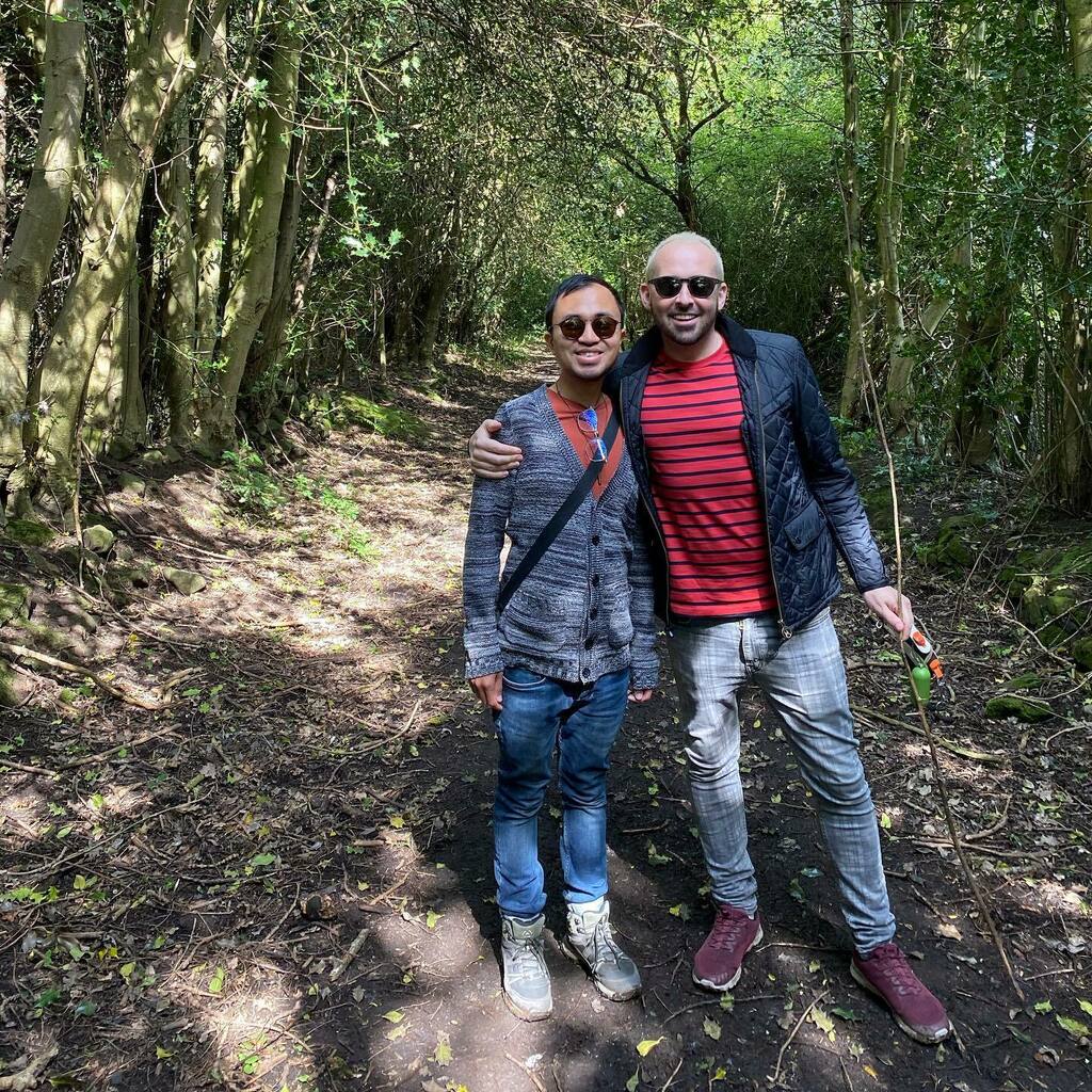 Week’s holiday in north wales with my ❤️fiancé <a href="/thegarethweedon/">Gareth Weedon</a> and family #wales #trip #gaycouple #cutegays #cute #woods #michaelowen <a href="/themichaelowen/">Michael Owen</a> instagr.am/p/CPYtcr7hc5e/