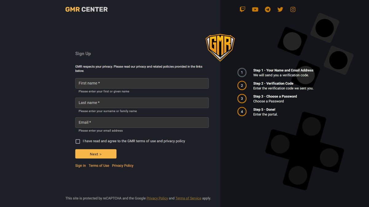 #GMRARMY Our weekly update will be held on Telegram Tuesday so our Twitch team can focus energies on the #FIFAFriday's with <a href="/MattHDGamer/">Matt Craig</a>.

In the meantime take a sneak peak at our Gamer Centre registration dropping soon 👀

#GMR $GMR