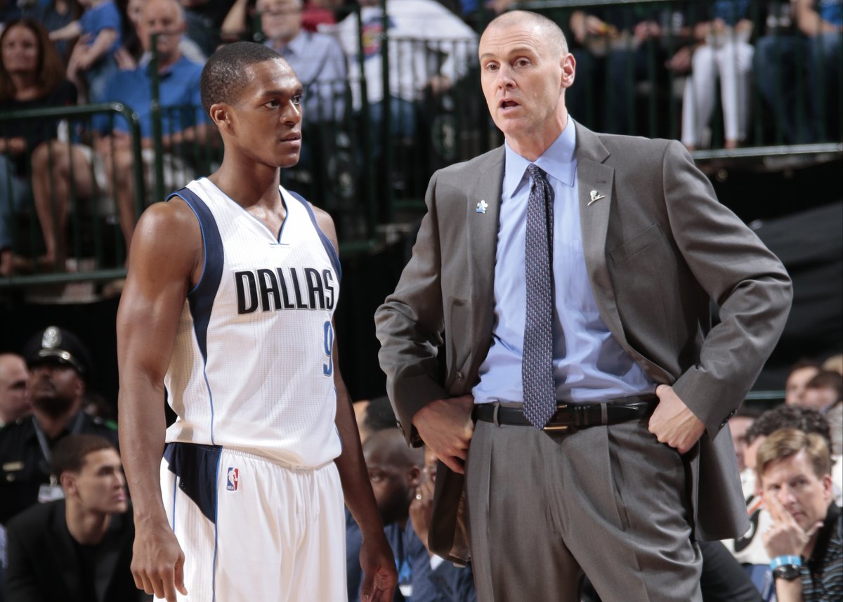 Rick Carlisle says Rondo has been calling out the Mavs' plays during the series: 'That's one of the reasons we're trying not to run many plays.' 😂

Rondo played for the Mavs during the 2014-15 season