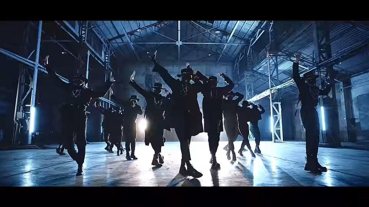 "sacrificing" also reminded me of thisin Hala Hala MV at the beginning of the dance break part they're throwing away their fedoras and breaking their necks at the end (sacrificing) to free themselves from their fedora bodies maybe that's why they call themselves "suicide squad"