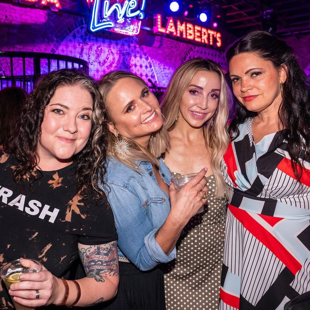 CasaRosaNash's tweet photo. WE ARE OFFICIALLY OPEN!!!!! @mirandalambert and her family and friends Tuesday for a lil Karaoke night. Now it’s time for y’all to come down to Broadway for some tacos, tequila and a good time!!! 🎉 https://t.co/AQbG4LqNZz
