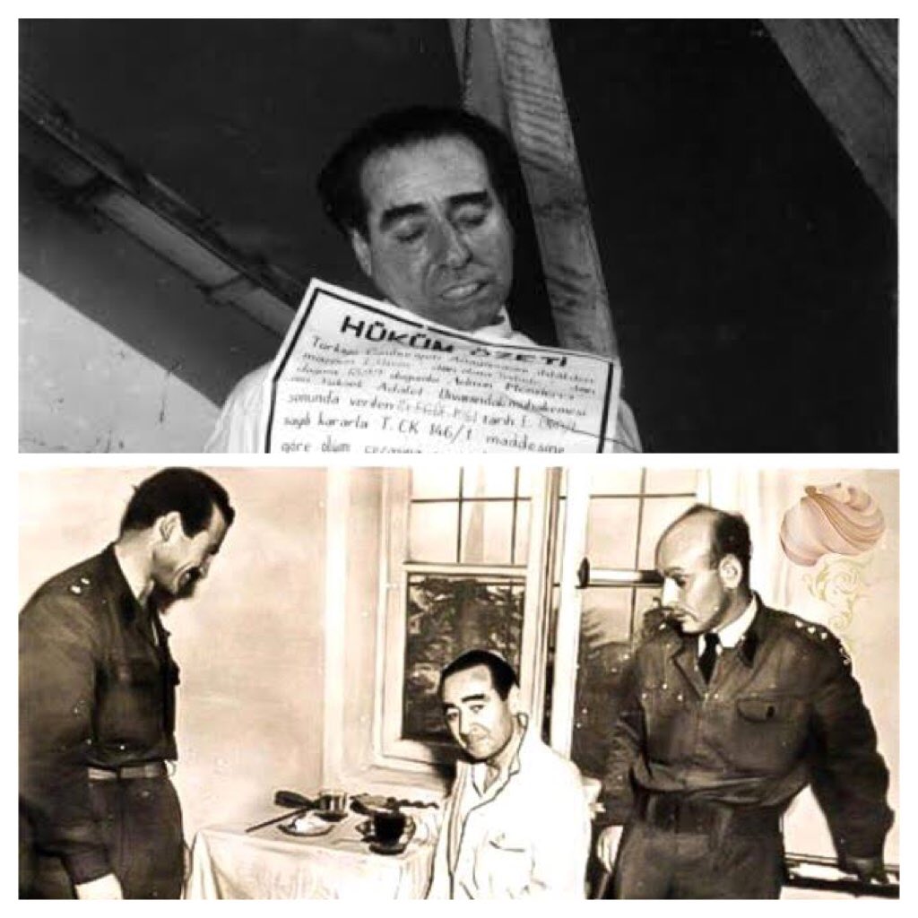 Fetö denen iblis 
aha tam da bu günlerde yeni bir darbe yaparken
vallahi 61 sene önceki 
-failleri de mağdurları da ölmüş-darbeyi kınamak saçmalık ...
İsteriz ve bekleriz ki 
bu Pensilvanya şeytanı ve doncu yoldaşları henüz yaşarken hakettikleri cezayı alsın
#DemokrasiŞehitleri