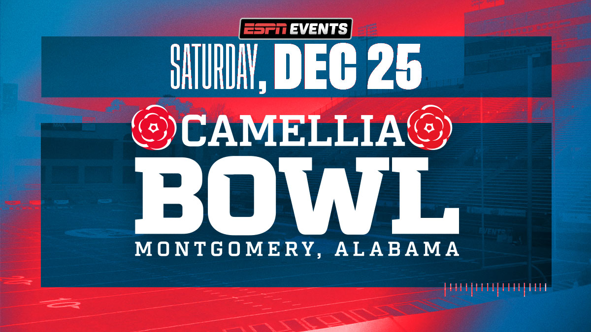 𝟮𝟬𝟮𝟭 𝗖𝗮𝗺𝗲𝗹𝗹𝗶𝗮 𝗕𝗼𝘄𝗹

📅 Dec. 25
⏰ 1:30 pm CST
🏟 The Historic Cramton Bowl

#HistoryHappensHere