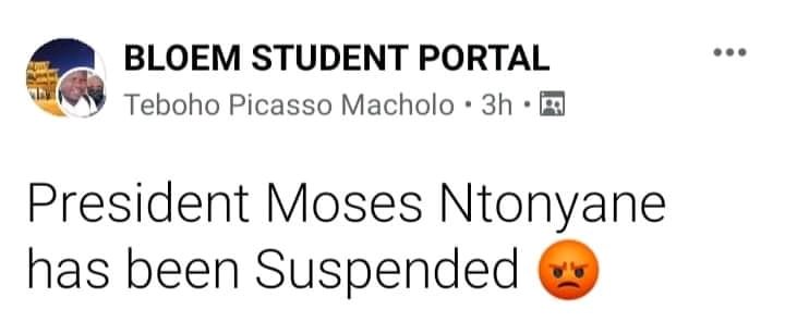 leeunandipha's tweet image. #JusticeForMoses

#IstandWithMoses

#Central university Of Technology suspended Moses Ntonyane for fighting for students right