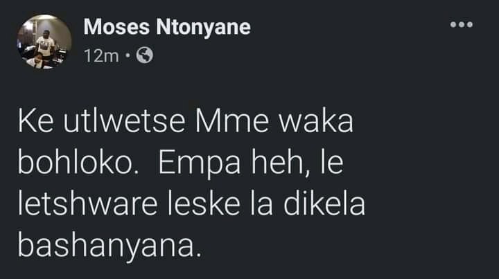 leeunandipha's tweet image. #JusticeForMoses

#IstandWithMoses

#Central university Of Technology suspended Moses Ntonyane for fighting for students right