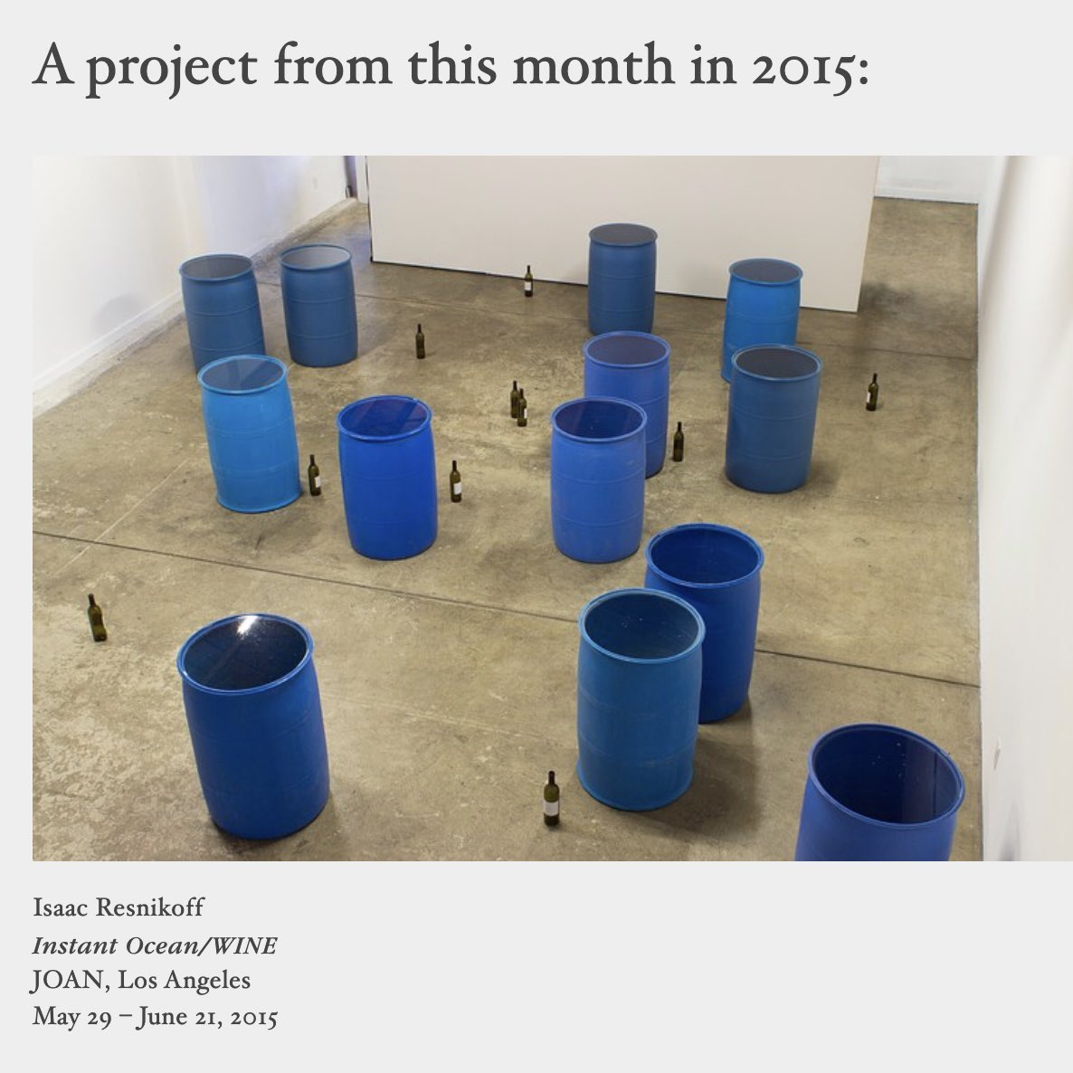 We’re pleased to announce our participation in Contemporary Art Library, a new online repository of contemporary art documentation from the makers of <a href="/cadaily/">Contemporary Art Daily</a>. The growing archive already includes over 370,000 images and other documents. 

contemporaryartlibrary.org