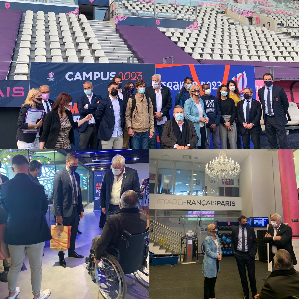 Engagement total de #rugby2023 pour l’embauche des apprentis 

Formation de plus de 10% d’apprentis en situations de #handicap

3000 apprenants sur tous les métiers de la sécurité, de l’événementiel, de l’accueil

#Engagement #solidarité #valeur