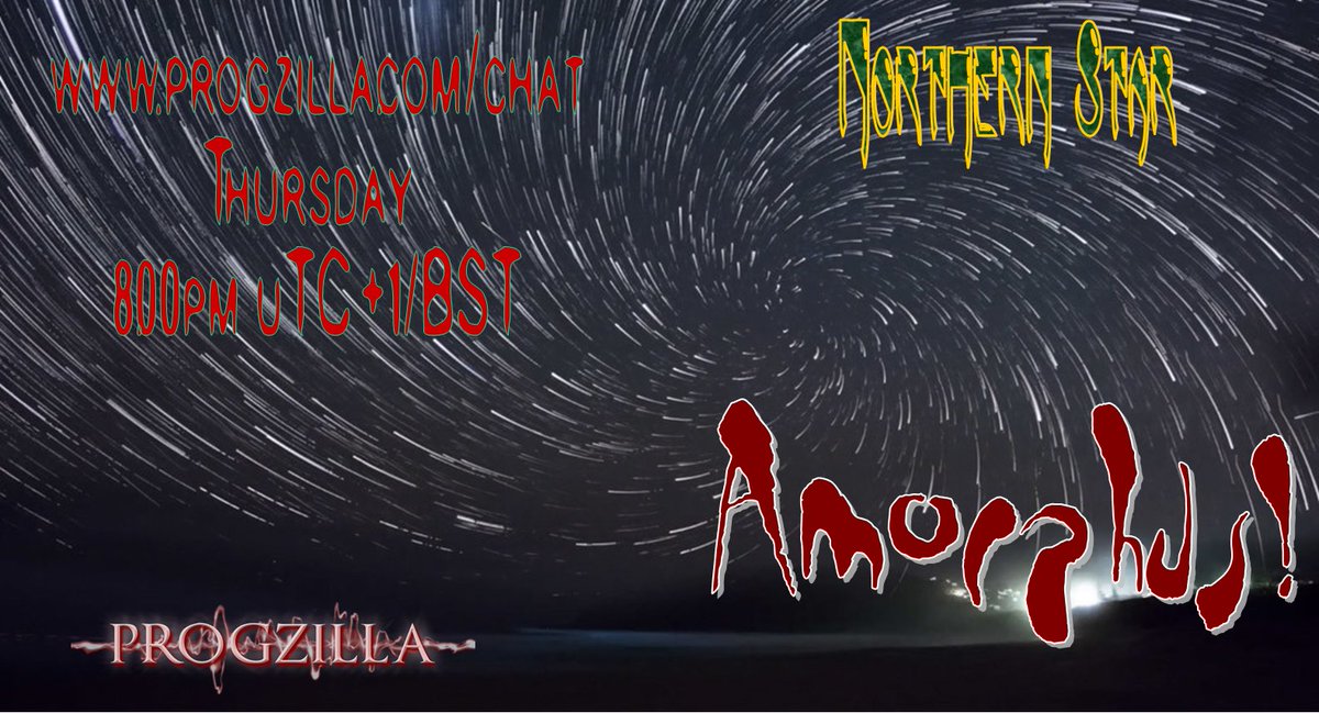 Chrysoprasias's tweet image. @StevenWilsonHQ  – Don’t Hate me opening up @progzilla  Northern Star in just over 15 minutes 
progzilla.com/chat 
#progrockradio