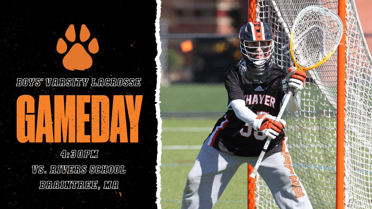 #GAMEDAY Boys' Varsity Lacrosse is hosting <a href="/RiversAthletics/">Rivers Athletics</a> today starting at 4:30pm!