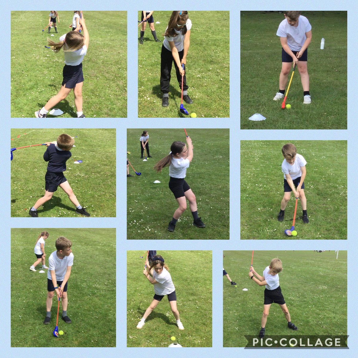 Amazing swings from Year 4 in our last golf lesson today. ⁦@barntonMrS⁩ ⁦⁦<a href="/BarntonMrsM/">Cerri Morris</a>⁩