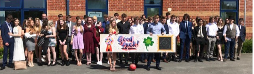 Abb6th's tweet photo. Goodbye and Goodluck Year 13, we are very proud of all  of you. See you on Results Day #Classof2021 https://t.co/3zzhHrDoFE