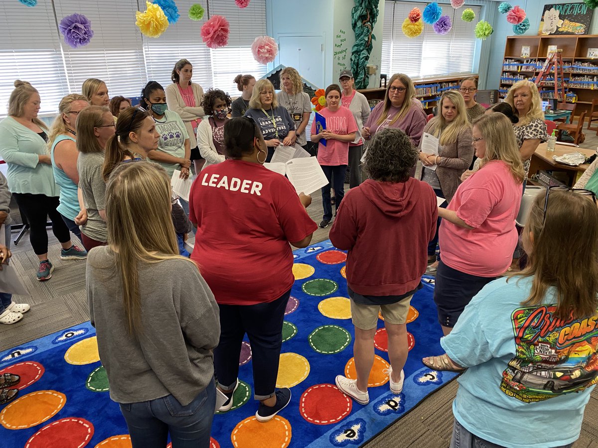 OLIVEBRANCHELEM's tweet photo. Teachers from OBE and DCP are spending the first day of summer working together to plan using the new Wit and Wisdom materials for next year! @TweetDCS_DCPS #PROUD2bOBE @DCSAcadSupport #TEAMDCS https://t.co/HpDcF8UJK2
