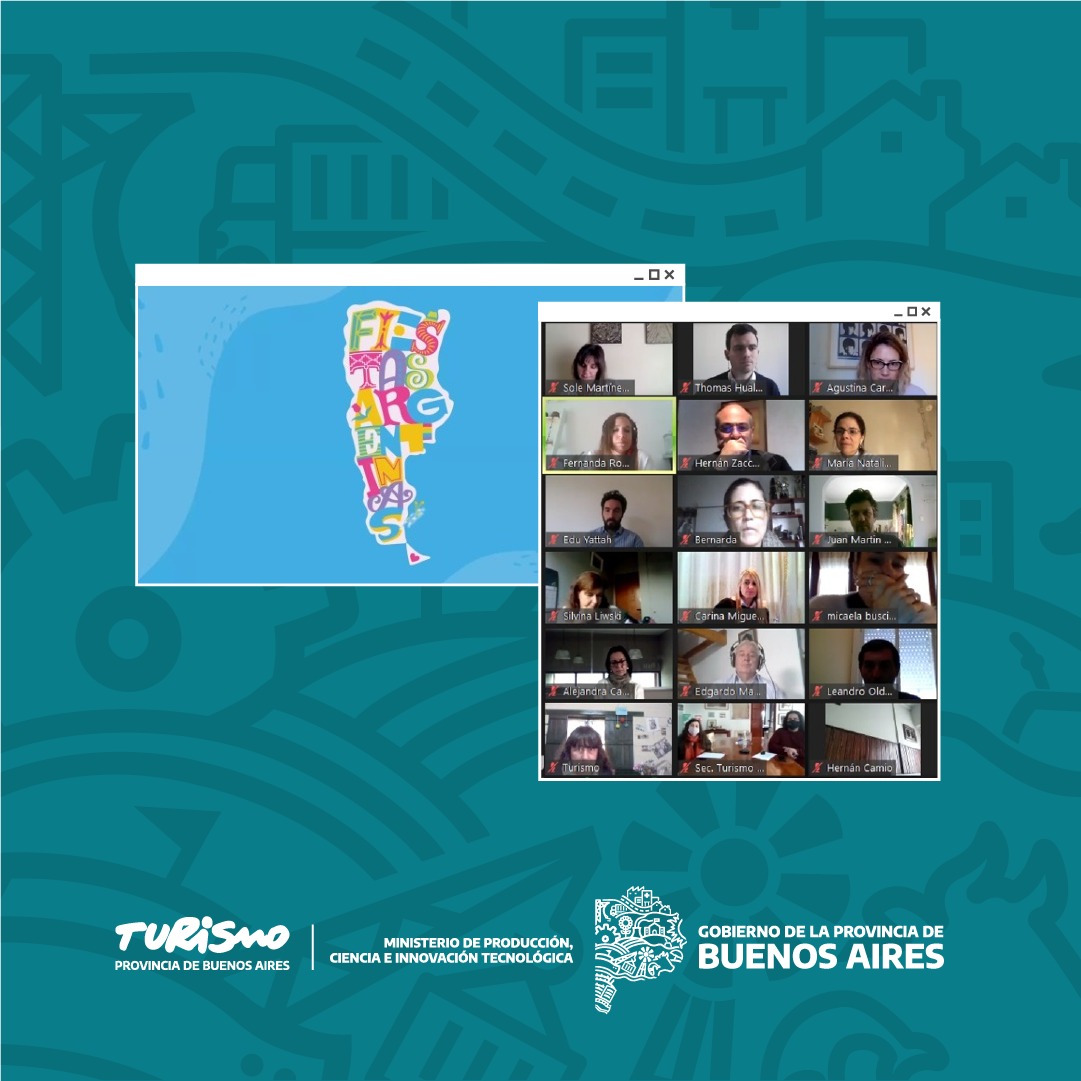 Hoy realizamos la capacitación "Adaptar las fiestas. Nuevas maneras de encontrarnos", con el fin de promover el pasaje a la virtualidad de las más de mil fiestas populares que se realizan en la Provincia cada año.