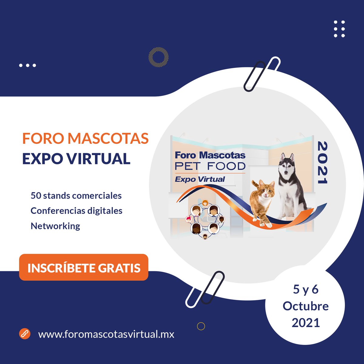 FOROMASCOTASMX's tweet image. Somos un espacio #virtual dirigido a la Industria #Petfood, principalmente de México y Latinoamérica.

Acompáñanos el próximo 5 y 6 de Octubre 2021.

Inscríbete gratis 👩‍💻 bit.ly/3wDalFL
Más información 🙋‍♂️bit.ly/2TnDGpv

foromascotasvirtual.mx