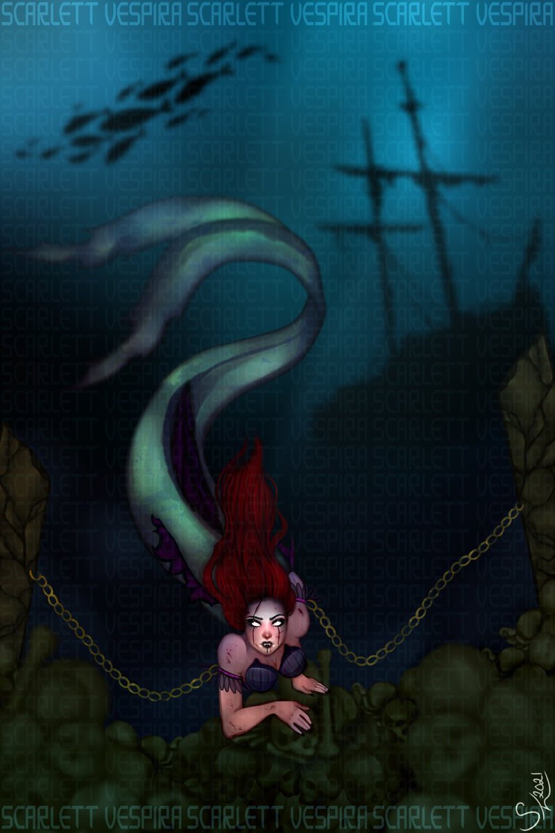 I'm late, but here's my Mer-May! #mermay #mermay2021 #digitalart