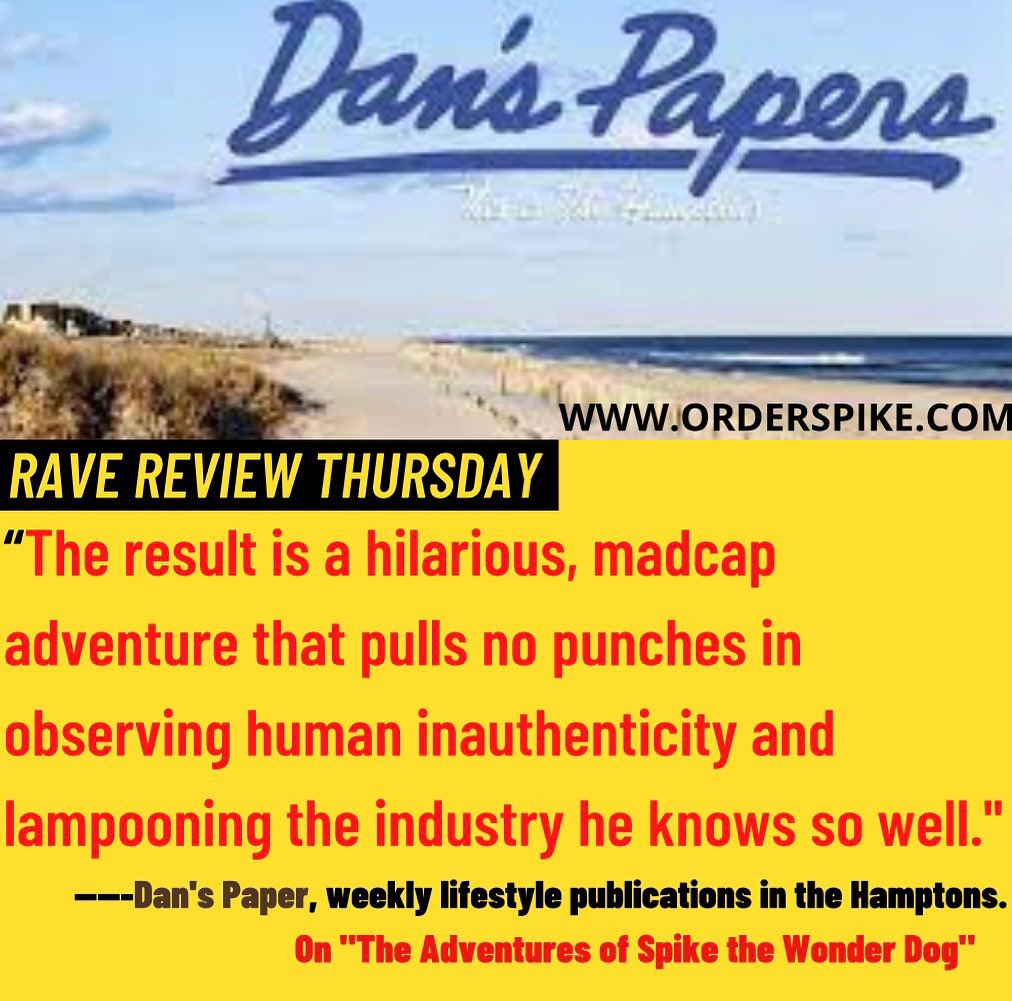 SpikeWonderDog's tweet photo. Thank you Dan’s Papers for the wonderful review. My buddy Bill and I really appreciate it 🐾 https://t.co/SJYQS7RAps