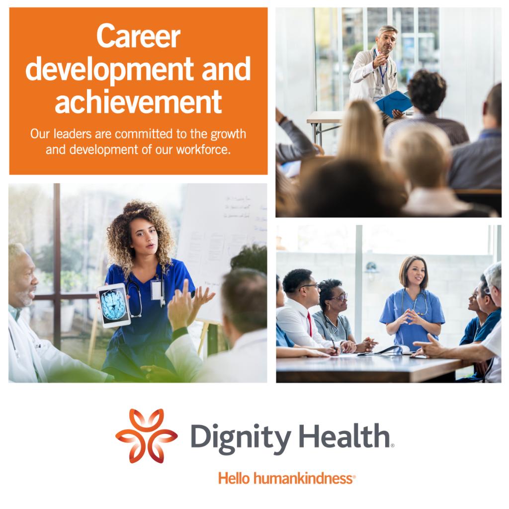 DignityHlthJobs's tweet photo. @DignityHealth leaders are committed to the growth and development of our workforce. Are you ready to develop your health care career? Join us here: https://t.co/oj4r9etzz7 https://t.co/Rjrh5fwpFV