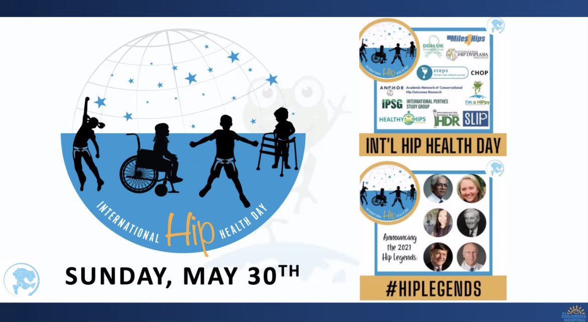 Excited to join the #hiphope team this weekend in celebrating International Hip Day - for patients, families, colleagues and legends in the field #paedipodwholoceshisjob #hiphealth