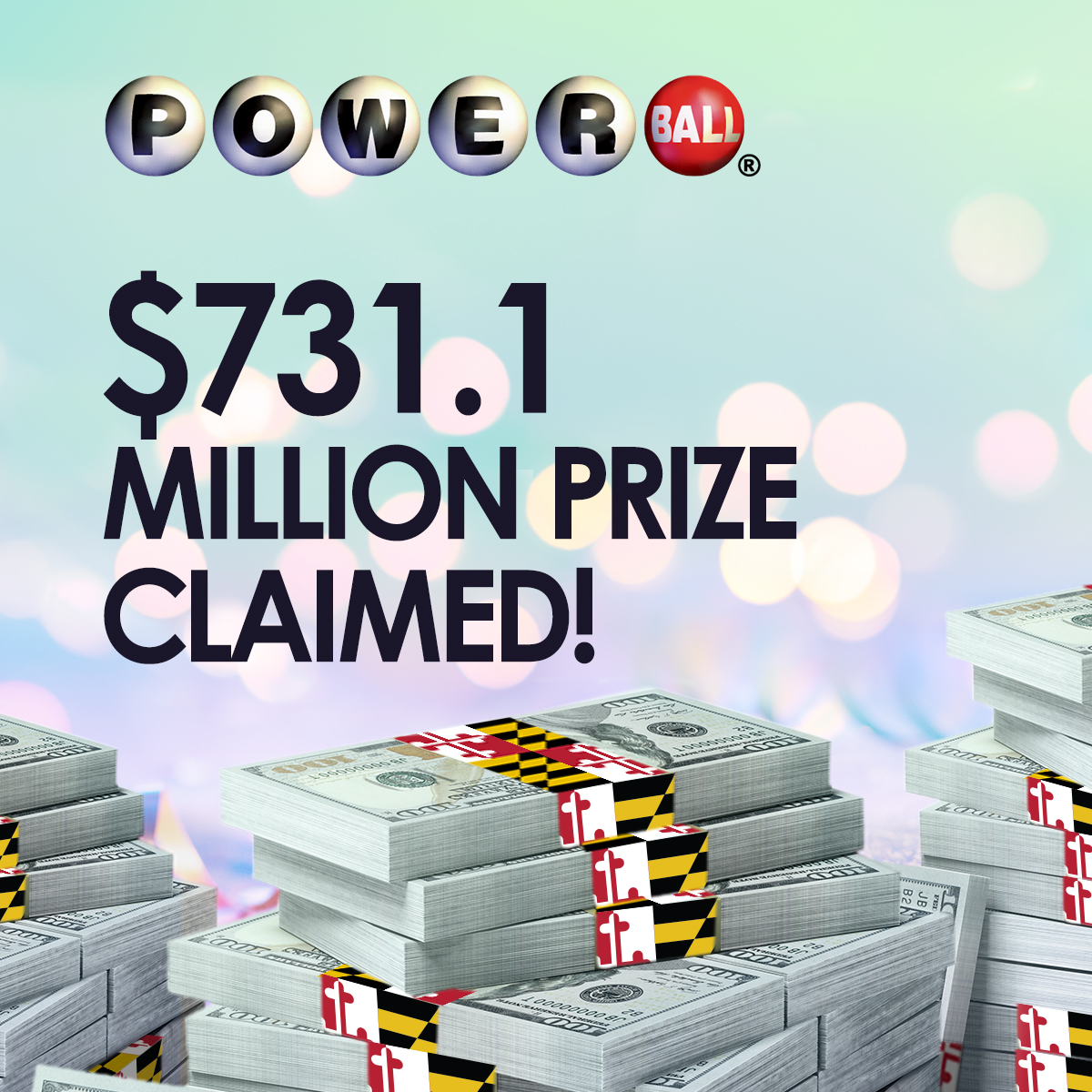 The largest prize in Maryland Lottery history has finally been claimed! Anonymous winners, who named themselves “The Power Pack,” claimed the $731.1 million Powerball prize. The winning ticket was sold at Coney Market in Lonaconing in Western Maryland. https://t.co/VK4o1aGT4y https://t.co/6XHvWCeifm