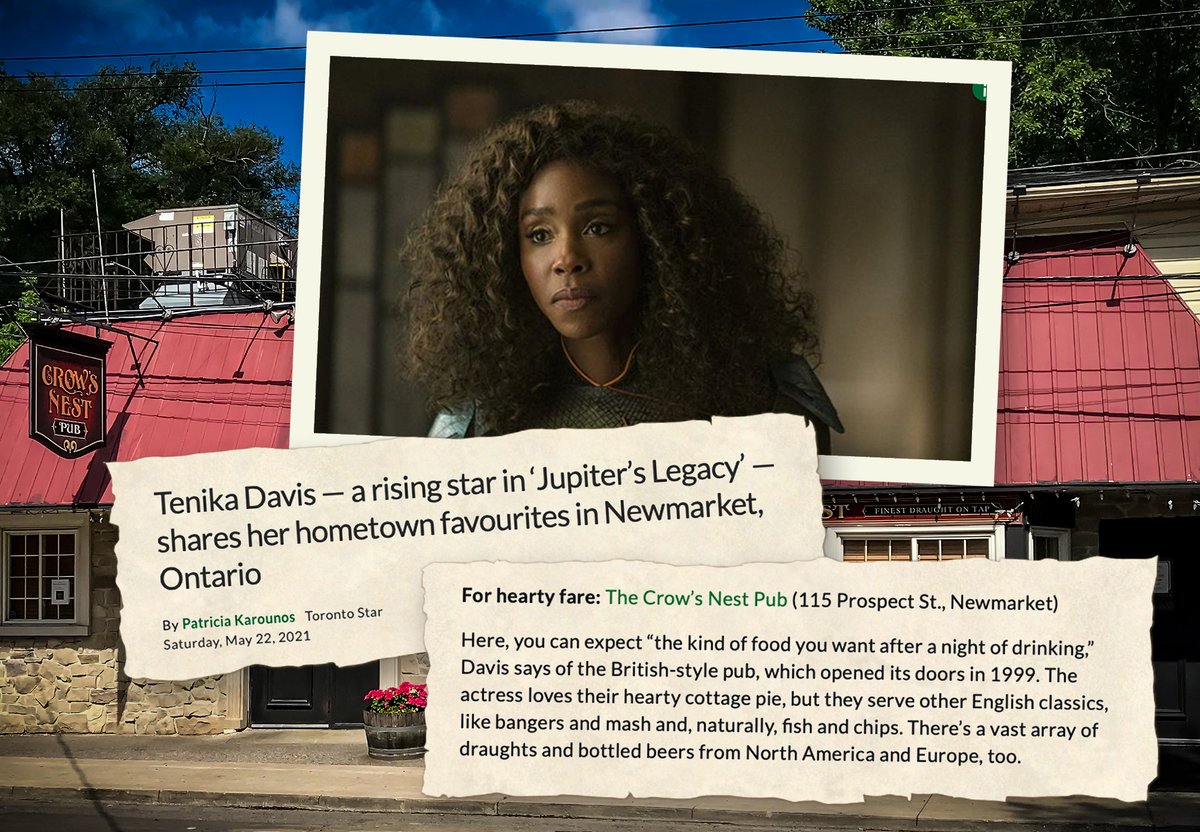 Thanks for the shout out <a href="/TenikaDavis/">Tenika Davis</a> !
We've got all your fave 🇬🇧 British delicacies ready &amp; waiting next time you're in town.
Now to get back to bingeing Jupiter's Legacy on <a href="/netflix/">netflix⁷</a> ! 😁 💻

#Newmarket #pubfood #britishpub