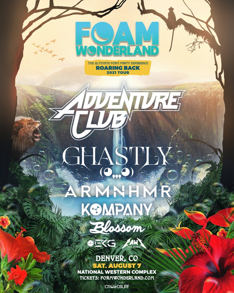 Foam Wonderland on Twitter "SURPRISE DENVER! 🎉 ROAR BACK to life at our 8th annual summer