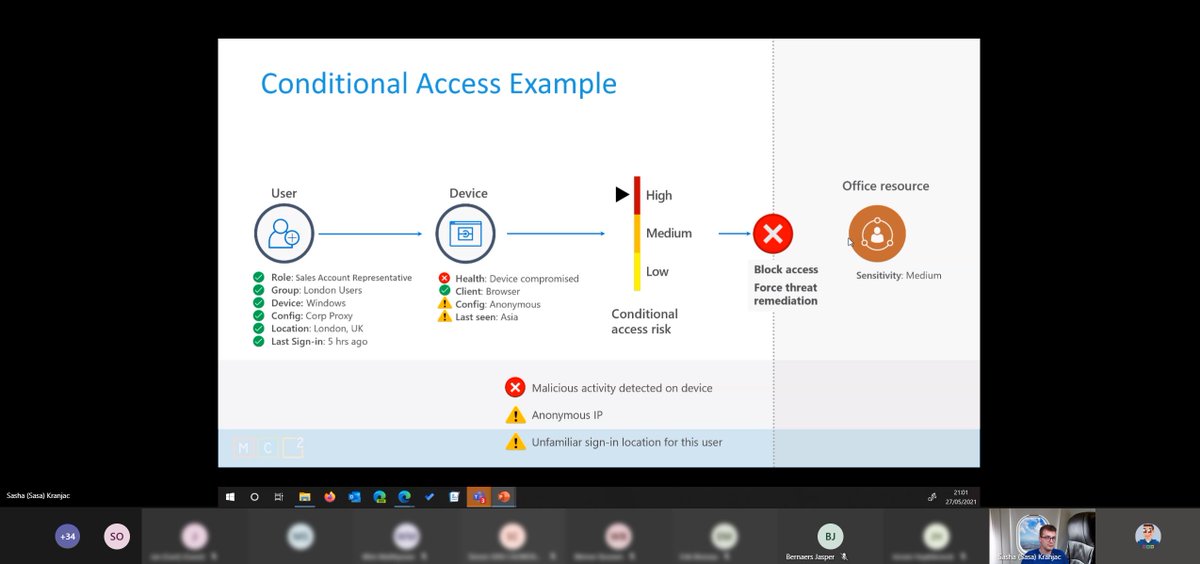 mc2mcbe's tweet photo. @SasaKranjac talks about the top 5 ways to secure #Azure resources, during our MC2MC May Evening event ๐
๐ You can still jump in right here: https://t.co/qRJBE12qh5
#mc2mc #belgian #Community #CommunityPower #Microsoft #AzOps #AzSec #cloudsecurity https://t.co/S0yf5Pgw2K