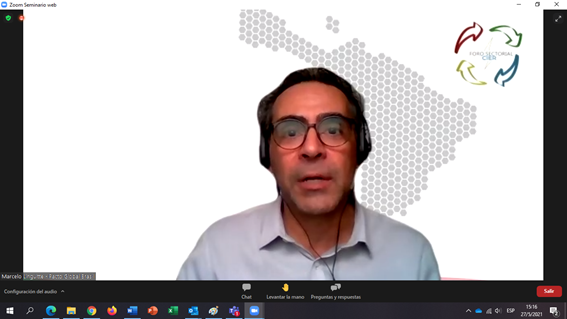 CIER_Energia's tweet photo. 📢En vivo - #ForoODS: "En este momento de covid, debemos crear un movimiento de recuperación económica y social , invitando al sector empresarial a involucrarse con el movimiento verde, integral e inclusivo de los #ODS" Marcelo Linguitte, Director de @PactoGlobalBR https://t.co/5EU7ZpNGNq