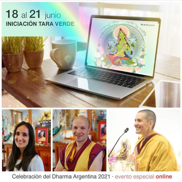 MAESTROS KADAMPAS de la celebración:
Guen Kelsang Rinchung, maestra principal del evento y quien nos otorgará la iniciación, comentarios y enseñanzas.
María Eugenia Chaves, nos guiará las meditaciones preparatorias durante las mañanas
Kelsang Atisha nos guiará el retiro.