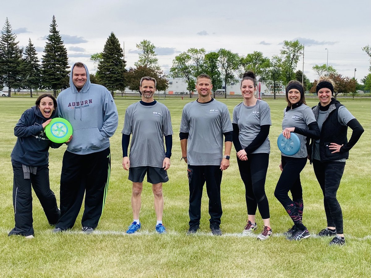 #1 ranked ultimate frisbee team in today’s Corporate Cup <a href="/BCBSND/">Blue Cross Blue Shield of North Dakota</a> <a href="/BcbsndE/">BCBSNDElizabeth</a> <a href="/BCBSNDJoVal/">JoVal Wettlaufer</a> 
#corpcupbcbsnd