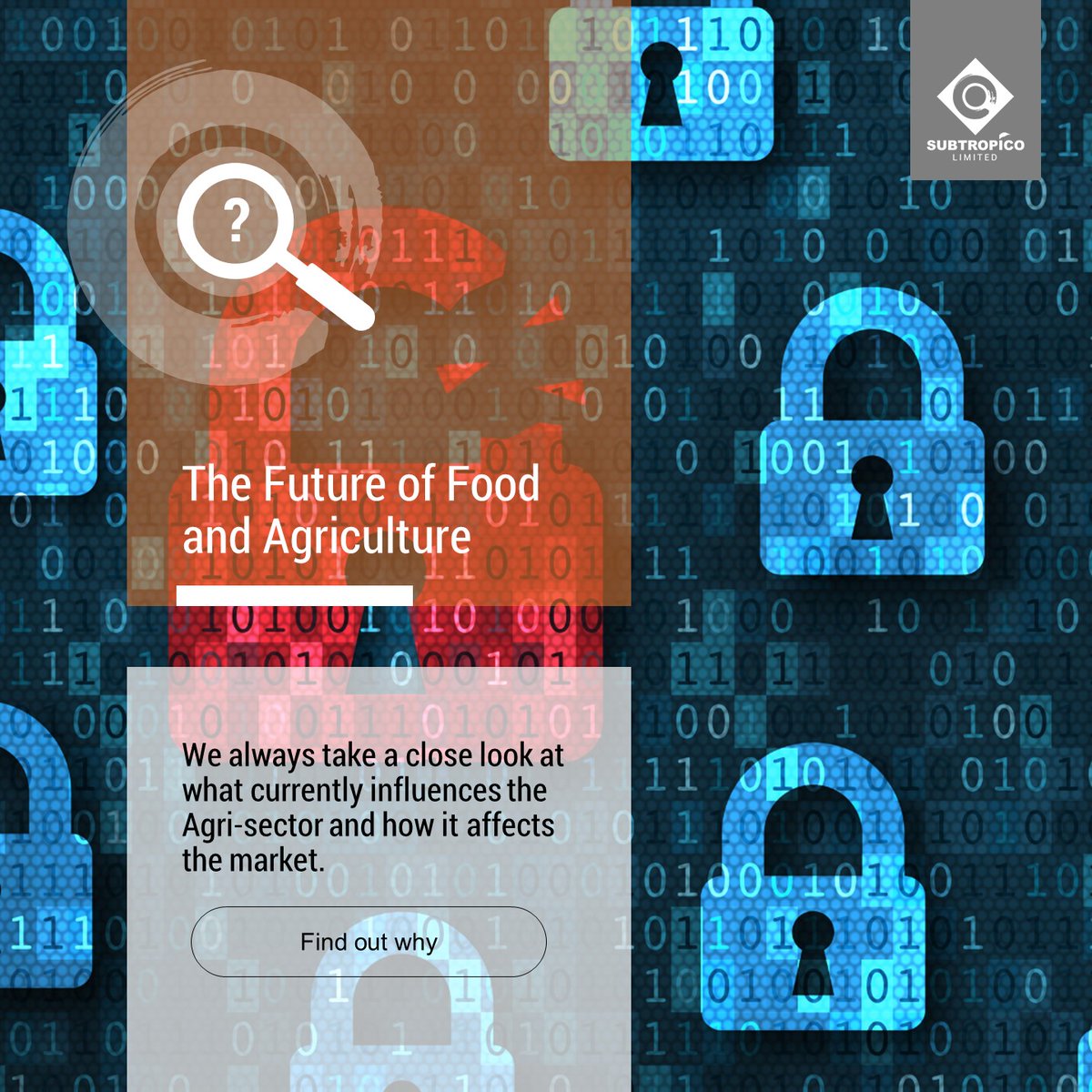 SubtropicoL's tweet photo. Number 9 of the ten items that will influence the future of food and agriculture is to prevent transboundary and emerging agriculture and food systems threat. 
Read more: https://t.co/uHQmpOj0yD
#freshproduce #BIG5 #ourfarmers #foodsecurity #AgriTech #intelligentfarming https://t.co/2evrjKcd3D
