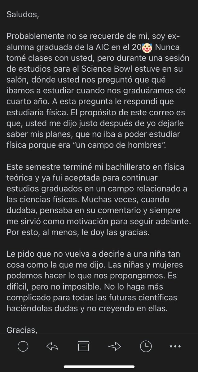 No me ha contestado