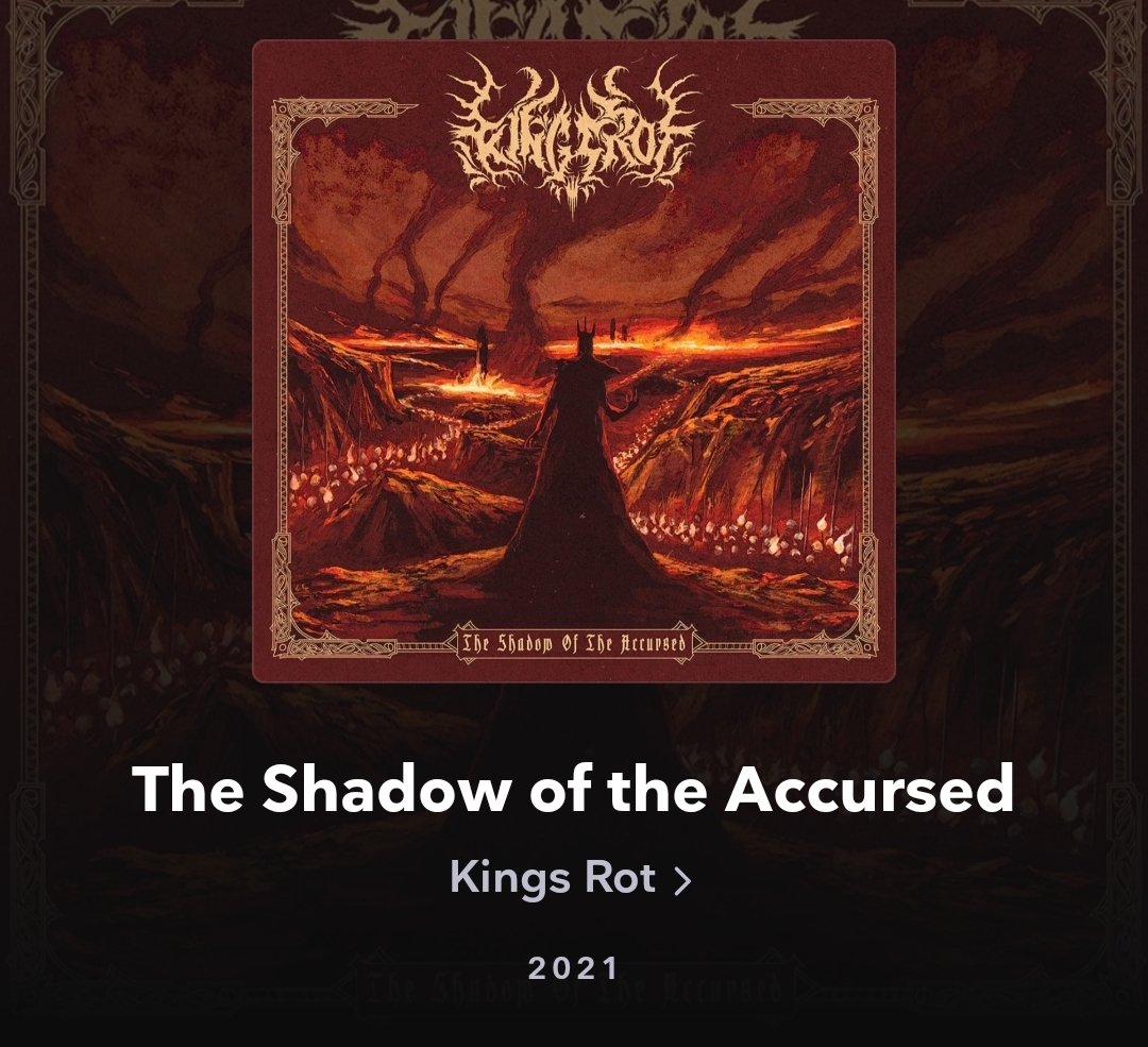 diegostl7's tweet photo. #Escuchando #NowPlaying #Recomendación
Fome la tarde, chato de la pega. Pero aquí hay un buen disco de #BlackMetal para subir el ánimo.
Los canadienses dejan fluir su odio en casi 50 minutos ardientes como el infierno.
Gran álbum debut.
#KingsRot #TheShadowOfTheAccursed
2021🇨🇦 https://t.co/fazMncZD39