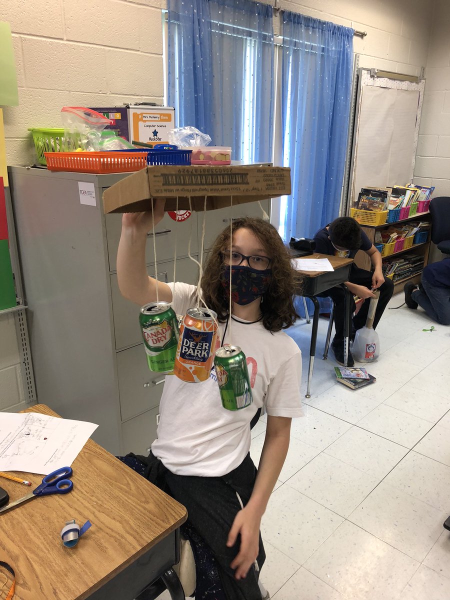 Our 5th graders in Mrs. McHenry’s class were exploring sound through creating instruments. Students had to use their problem solving skills and creativity to design and build instruments that would create different sounds based on the materials they used. #RREinspires