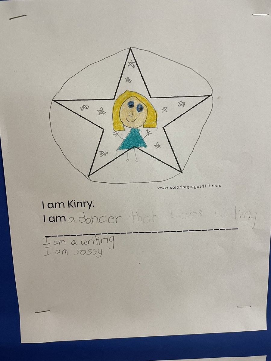 LRawlinDodge's tweet photo. We read “ I Am America” by Charles Smith and had a great discussion about the message of the book. We then wrote a response. @KRESLibrary @ajgerson https://t.co/N4iaacqWTA