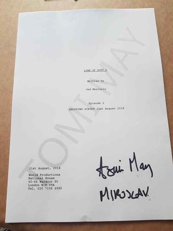 13challenge's tweet photo. PLS RT: MOTHER OF GOD! Let's spread the word as far as we can about these amazing #LineofDuty signed items currently up for auction in support of @CwC_UK 
@tomi_may @jed_mercurio #adriandunbar.  Thanks to all for their kindness in supporting me. Auctions @ https://t.co/I7Dr3lTsy7 https://t.co/RCy6kwqc3X