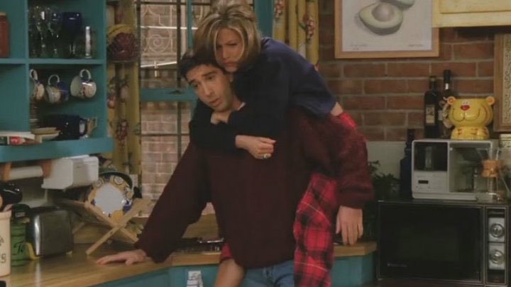 OfficialPLT's tweet photo. The one where... ROSS &amp; RACHEL SHOULD BE A REAL LIFE COUPLE 😭💔 #FriendsReunion https://t.co/OxcCEAS94N