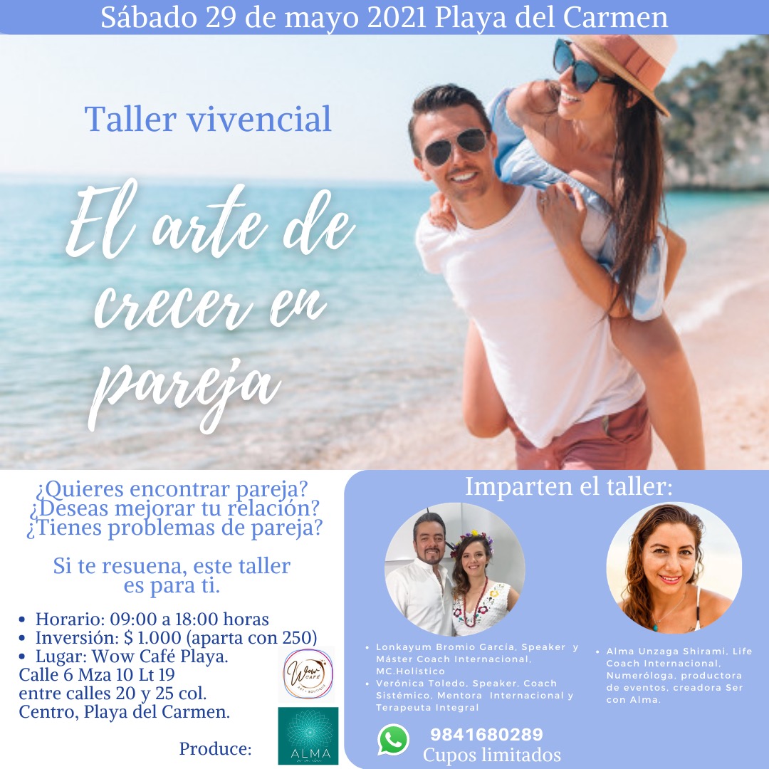 Lonkayum's tweet photo. El taller "El arte de crecer en pareja" te permitirá obtener herramientas para vivir mejor relación más importante  que tienes: contigo mismo!. 

Así puedes experimentar desde el amor propio y compartir en pareja desde un lugar más sano y nutritivo. #AmorPropio #taller #pareja https://t.co/zU65LggDjJ