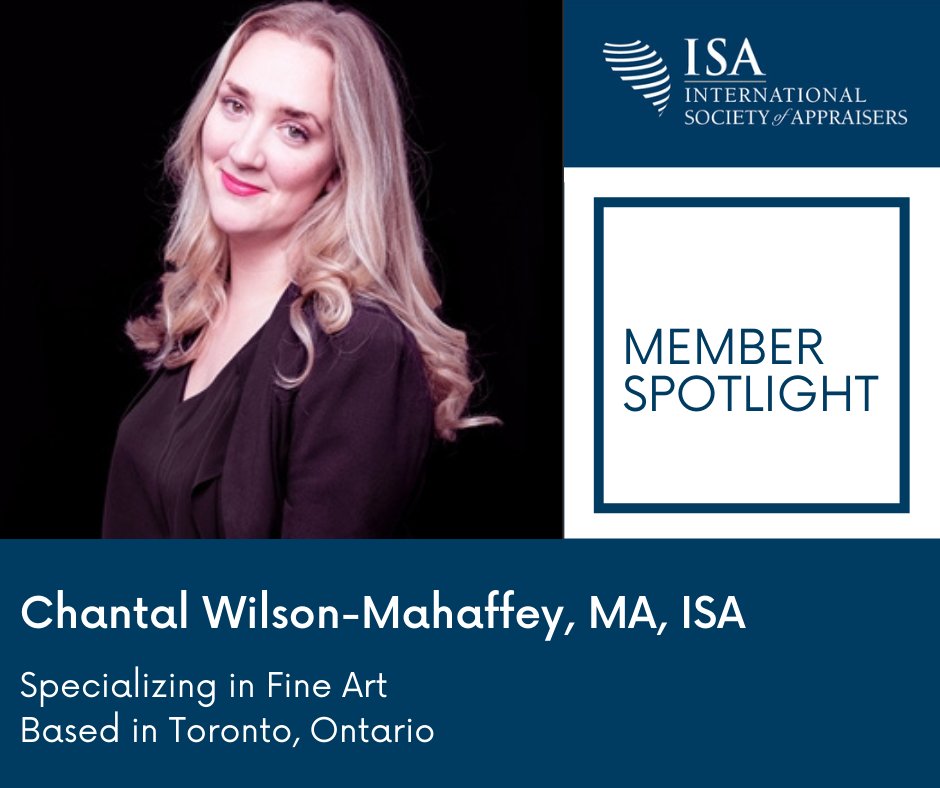Member Spotlight: Chantal Wilson-Mahaffey, MA, ISA specializes in Art, 19th and 20th Century Photography, Prints, and Photographs. View her full profile: ow.ly/SedF50EJeB7