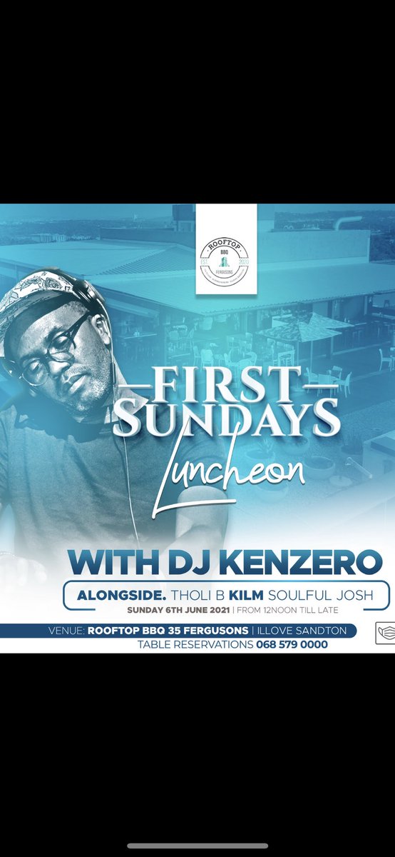 djkenzhero's tweet image. Going outside to play with other kids. Come join me and @tholibsa @kilmpopo @soulfuljosh we will be out @rooftopbbq_sa on the 06 Sunday . Pull in and please make sure you reserve a table.