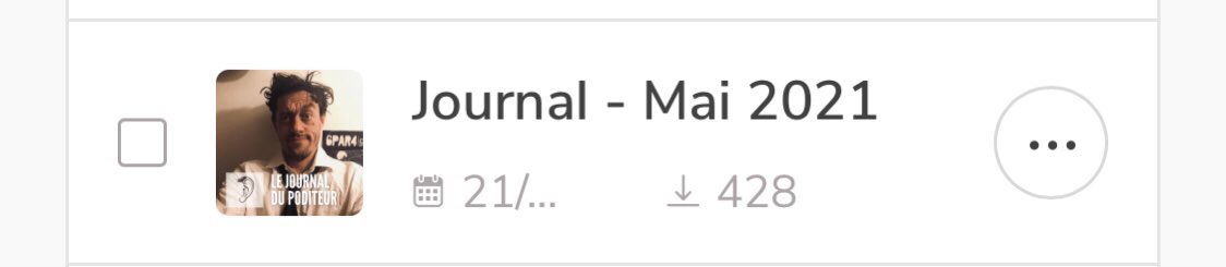 Alors oui, je sais, c’est pas grand chose et je n’ai jamais autant autant zieuté les audiences vu que là c’est n’importe quoi pour quelqu’un qui dit des bêtises dans son micro dans son coin mais vous êtes plus de deux mariages dans la salle de mon bled à avoir écouté. 😅 🎉
