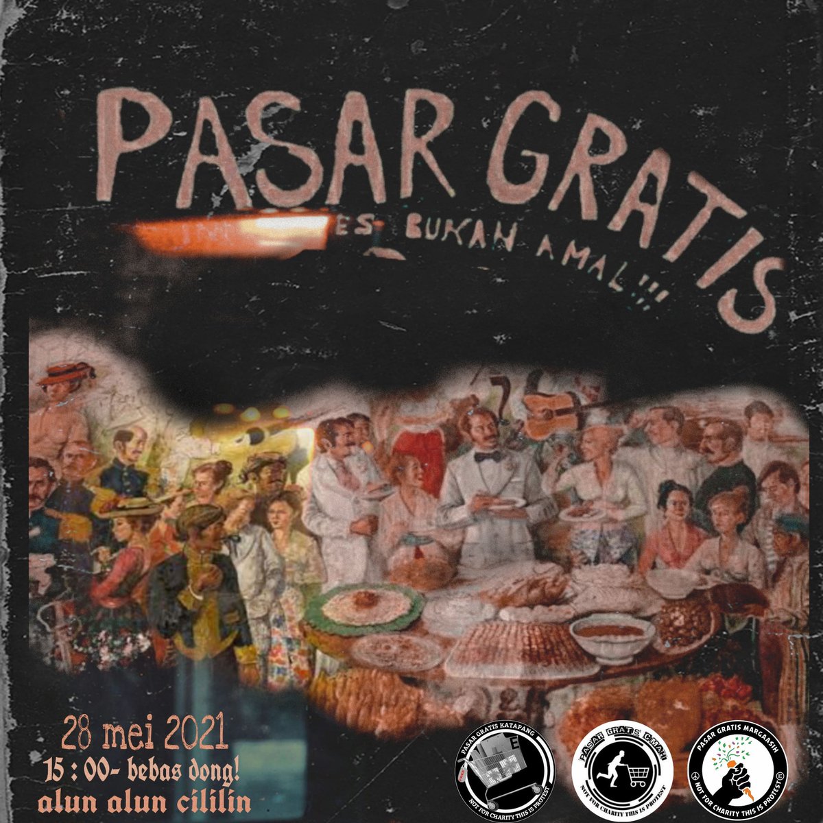 pasar_gratisMGH's tweet photo. "dibawah hitamnya langit yang telah ditinjak para jagoan, kita bentangkan kobaran rasa menang yang mendobrak bentuk batas keterbasan dan ketidak terbatasan..
yaw tanpa basa basi busuk dan mega bacot heroisme kita undang kalian semua!"
#infokbb @info_cililin #margaasih https://t.co/y6hDzyP7M6