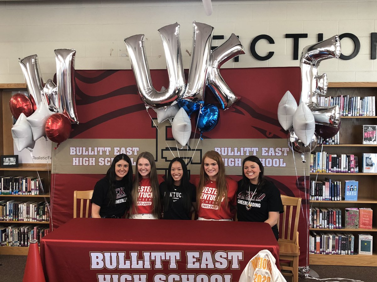 AthleticsBehs's tweet photo. ✅4 time state champs
✅ 2 time natty champs
✅ going to cheer in college
Congrats, ladies on your stellar careers and taking your talents to the next level. 

#wuke https://t.co/c04LbUgfOq