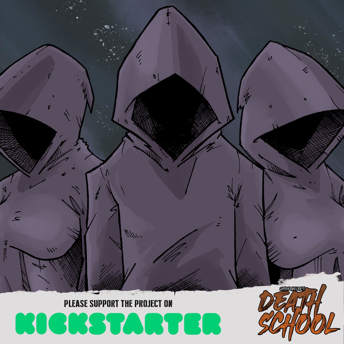 jasonmiller_art's tweet photo. Halloween is coming and Edgar is ready... are you? LIVE NOW ON KICKSTARTER. If you love horror movies and slasher movies, Please back if you can! Link: https://t.co/Sg7XTbDbWC #horror #slasher #horrorcomic #HorrorCommunity #slashercomic #edgarwilson #deathschool #kickstarter https://t.co/dNal4dczdO