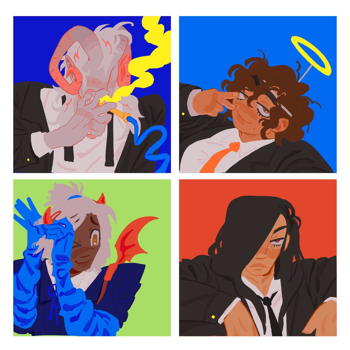 Little icons I made for Spotify OC playlists heehhoooo 🤧 