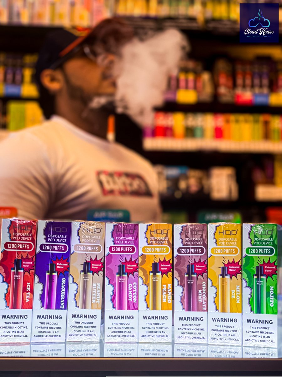 cloudhouse_boca's tweet photo. 8 NEW #hqd CUVIE PLUS FLAVORS! https://t.co/E0ZGjUMbBX