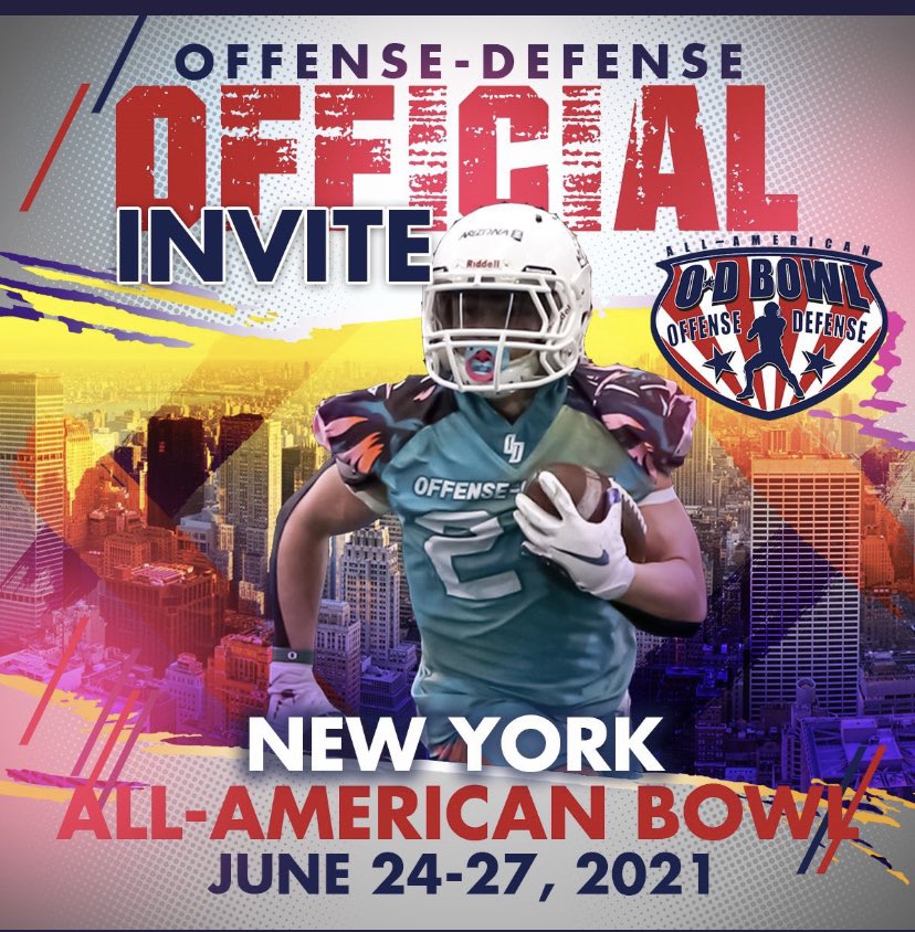 Im blessed to receive a invite to the all american bowl !!❤️🤍💙<a href="/the_mike_barker/">Mike Barker</a> <a href="/TeamPlott6/">Patrick Plott</a> @CarrollHighSch1 <a href="/brob_305/">Brandon Robinson</a> <a href="/DexPreps/">DexPreps</a> <a href="/ODFBall/">Offense🏈Defense</a> <a href="/Ath_Dynasty/">The Athletic Academy</a> <a href="/linemen_factory/">LineMen Factory</a>