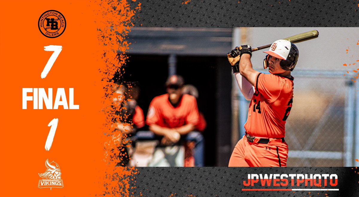 JPWestMedia's tweet photo. Oilers take the Season Finale over Marina 7-1 #jpwestphoto #huntingtonbeach #baseball #oilers #hbhsbaseball #hboilers https://t.co/CI6ml4Lp5V