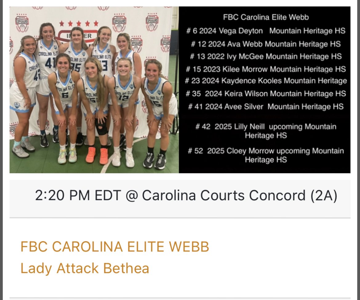 Yancey Cougars travel basketball tweet media