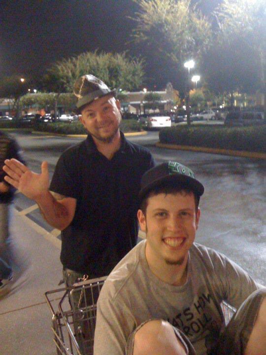 silentseason's tweet photo. Brett Hestla of Creed/Dark New Day taking David shopping during the recording of ‘Breaking Me Down’. #TBT #silentseason #bretthestla #breakingmedown #creed #darknewday #silentseasonarmy #newsingle #newmusic #secondhalf #ep #rock #hardrock #metal #activerock #kerriedelman #music https://t.co/24S89lHJoA