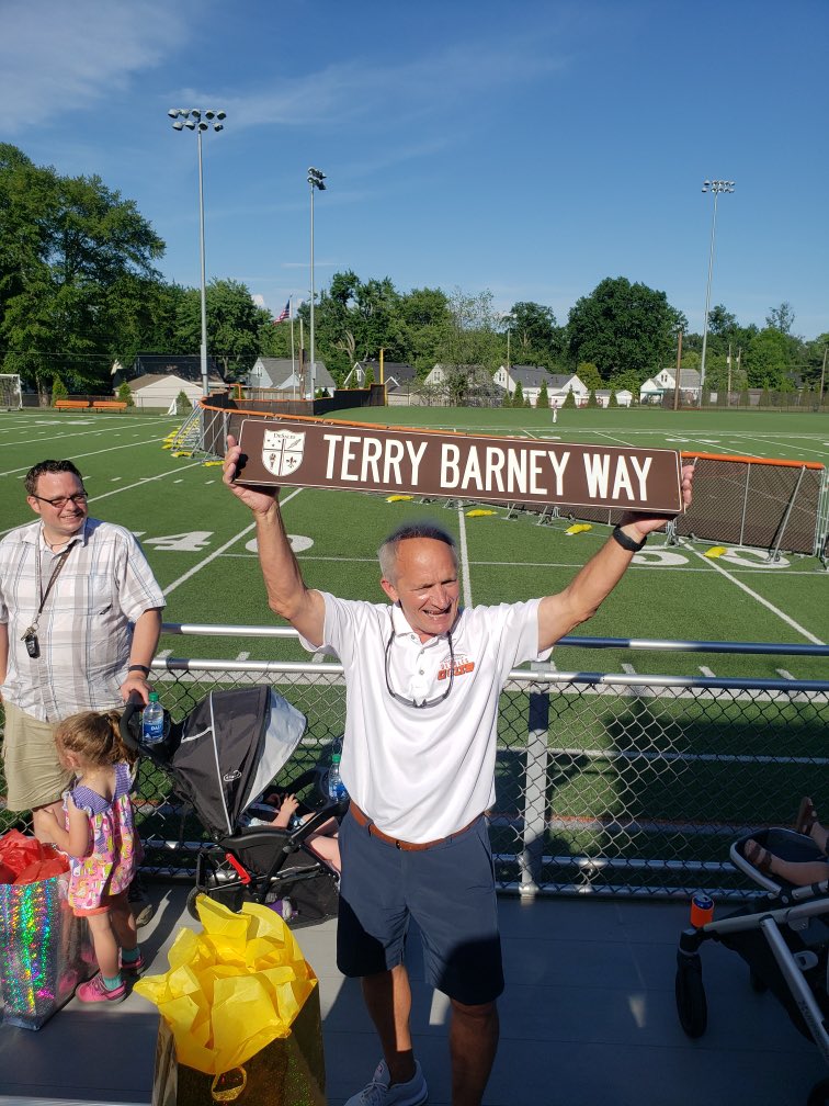 DeSales is honored to name the school’s front drive leading to the stadium - Terry Barney Way. Coach Barney, thank you for your dedication and for being our pride. 

Terry Barney Way will connect directly to Tim Burke Way. Hidy Hidy, Coach. #ColtPride